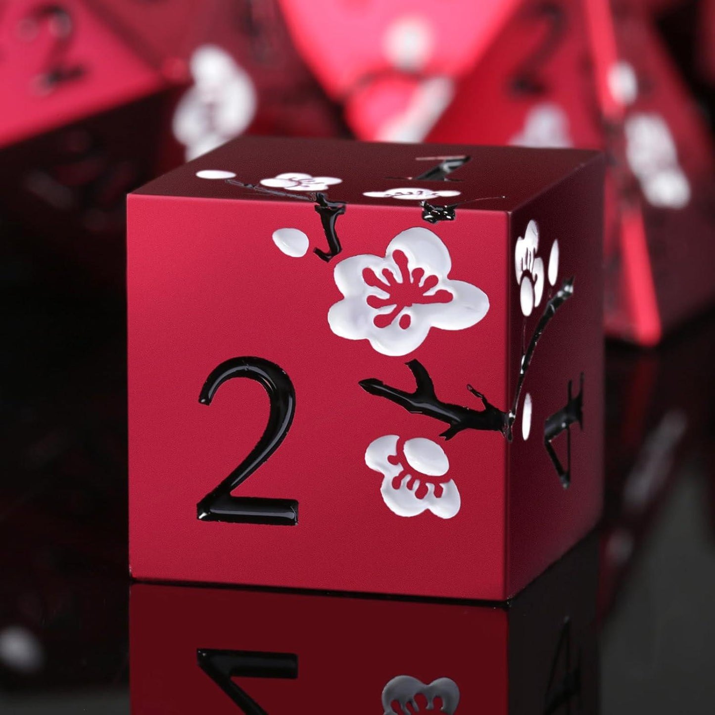 Crimson Sakura Legend Dice Set - Living Skies Games