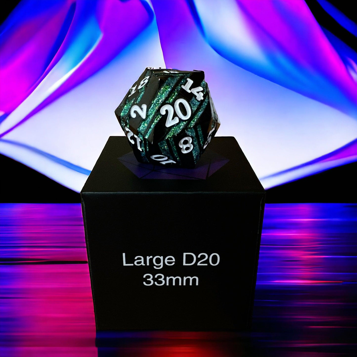 Verdant Shadow Titan D20 Dice - Living Skies Games