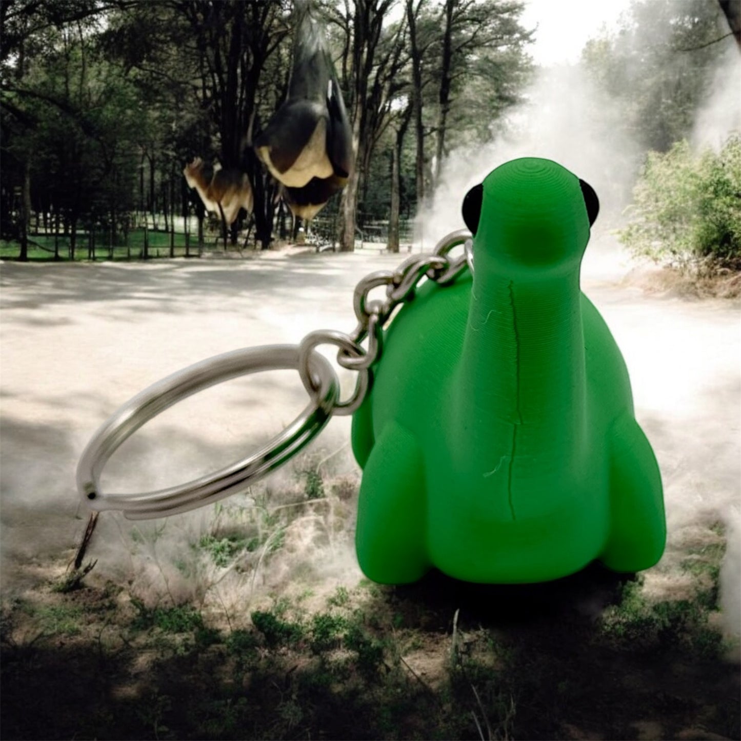 Brachiosaurus Keychain