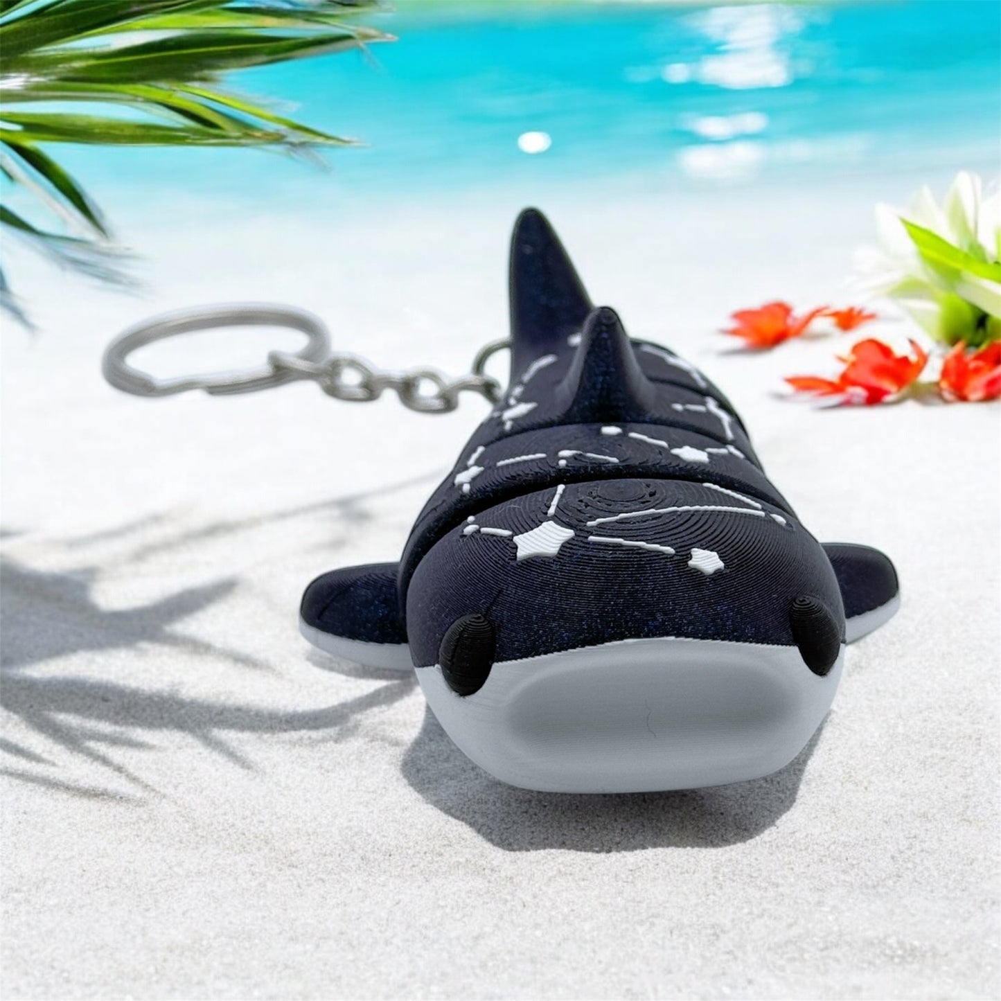 Flexi Galaxy Whale Shark Keychain