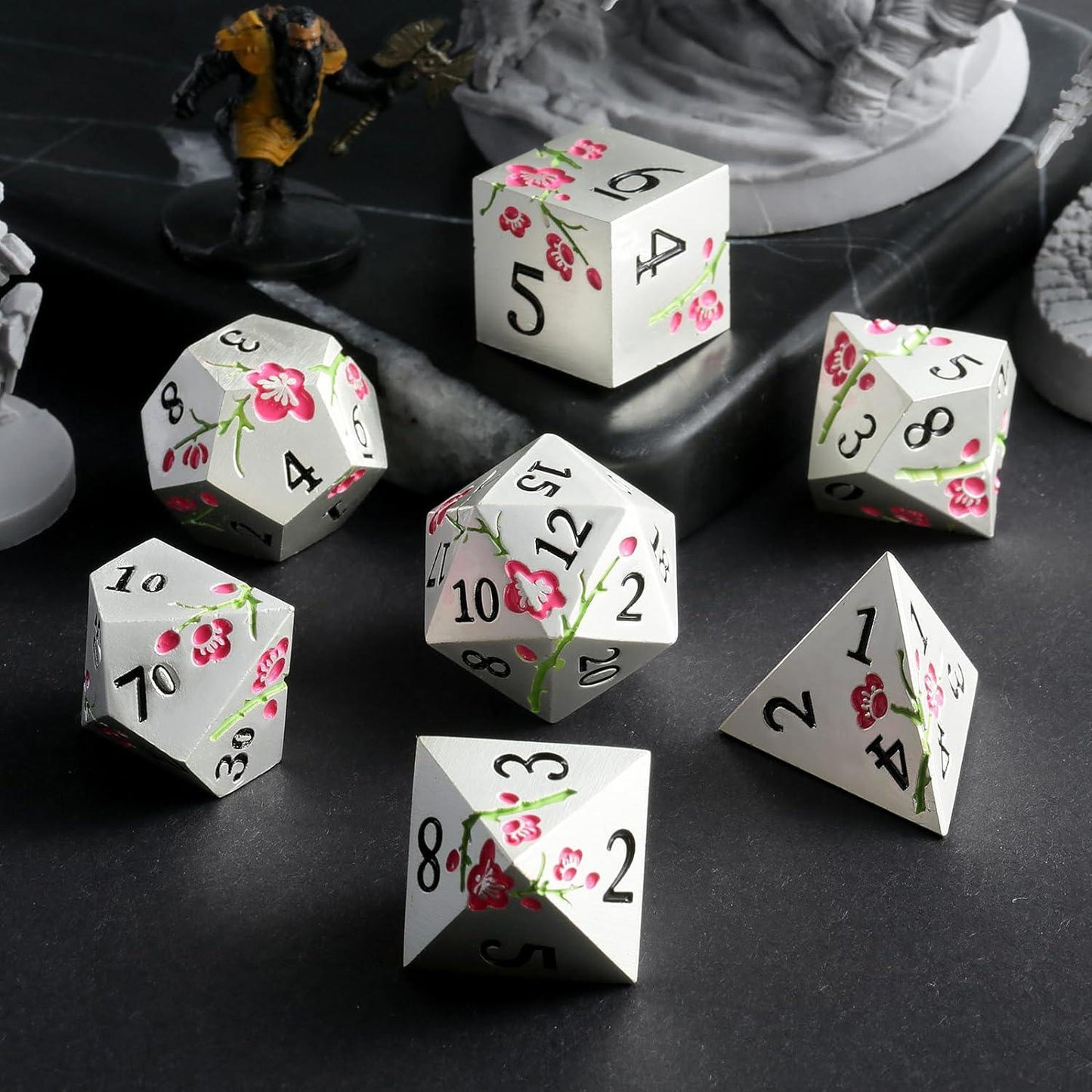 Argent Flora Grace Dice Set - Living Skies Games