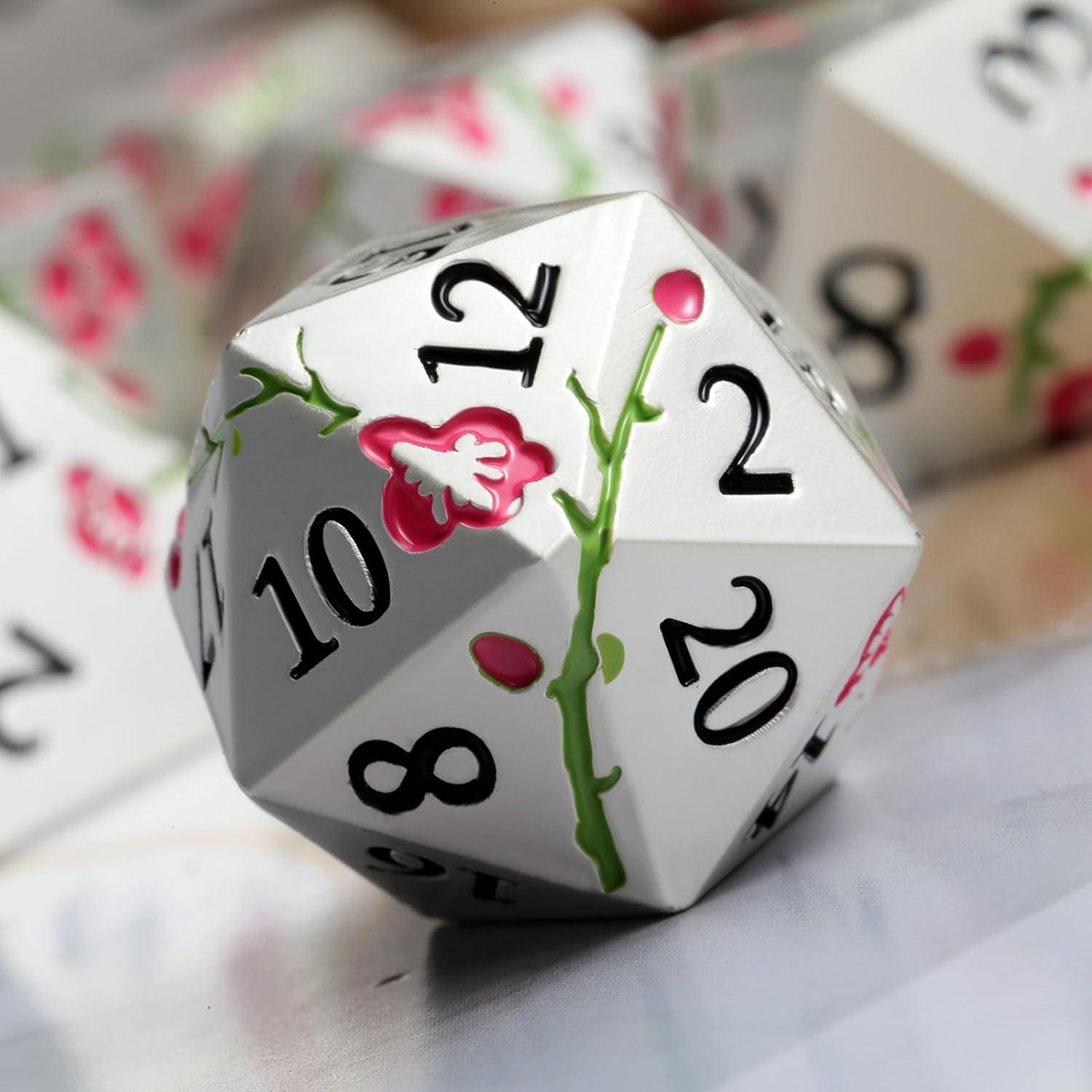 Argent Flora Grace Dice Set - Living Skies Games
