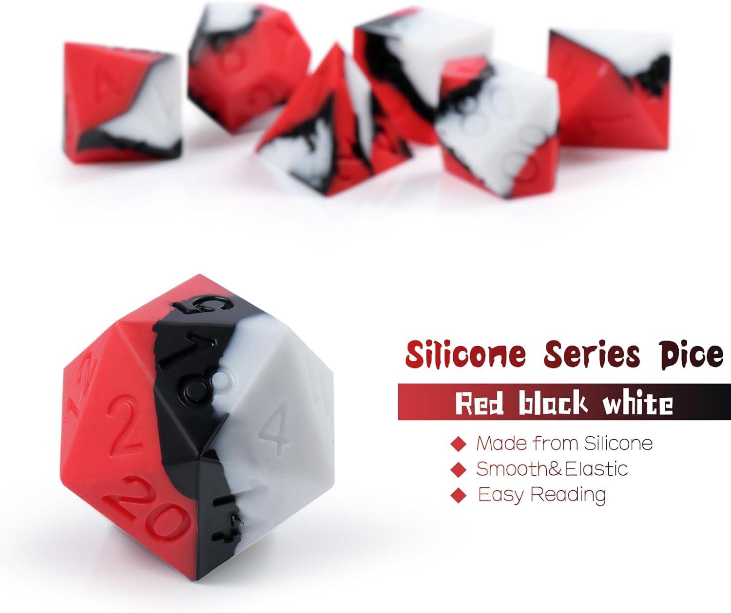 Crimson Mist Silicone Dice Set - Living Skies Games