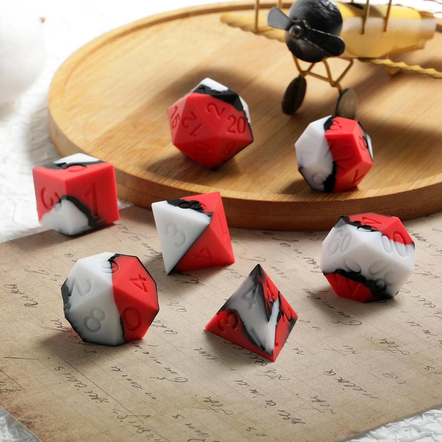 Crimson Mist Silicone Dice Set - Living Skies Games