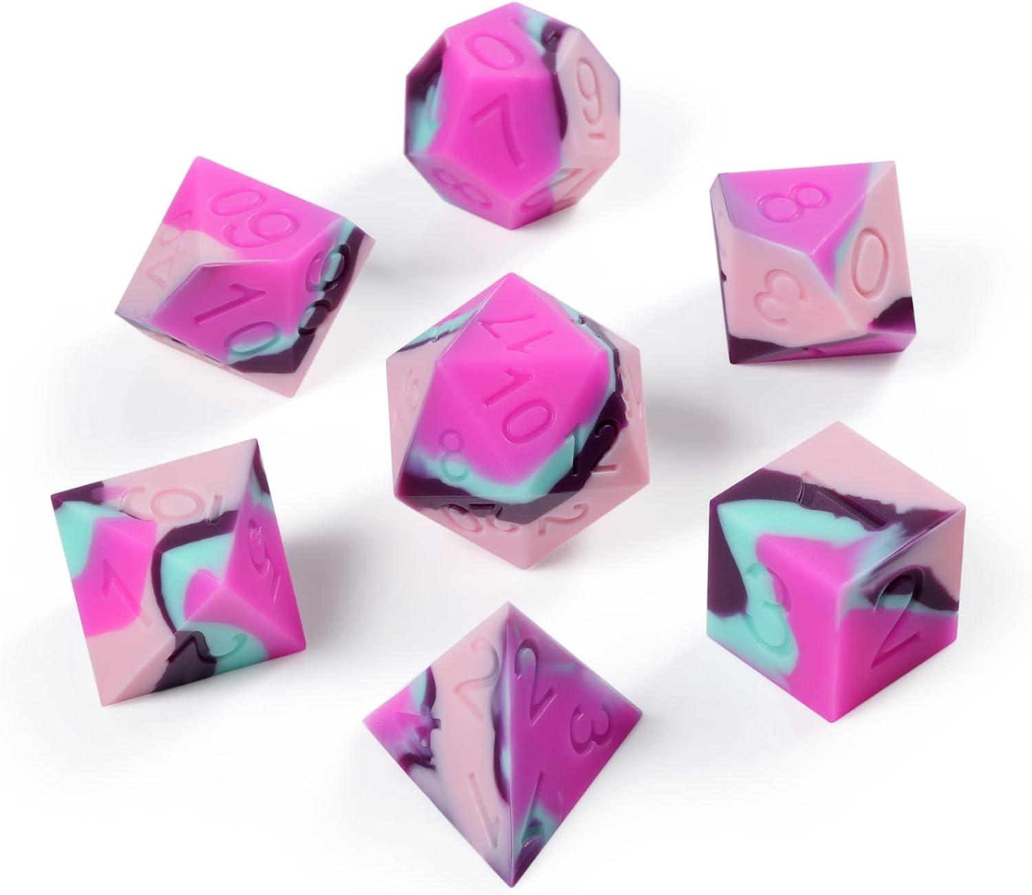 Dusk Bloom Silicone Dice Set - Living Skies Games