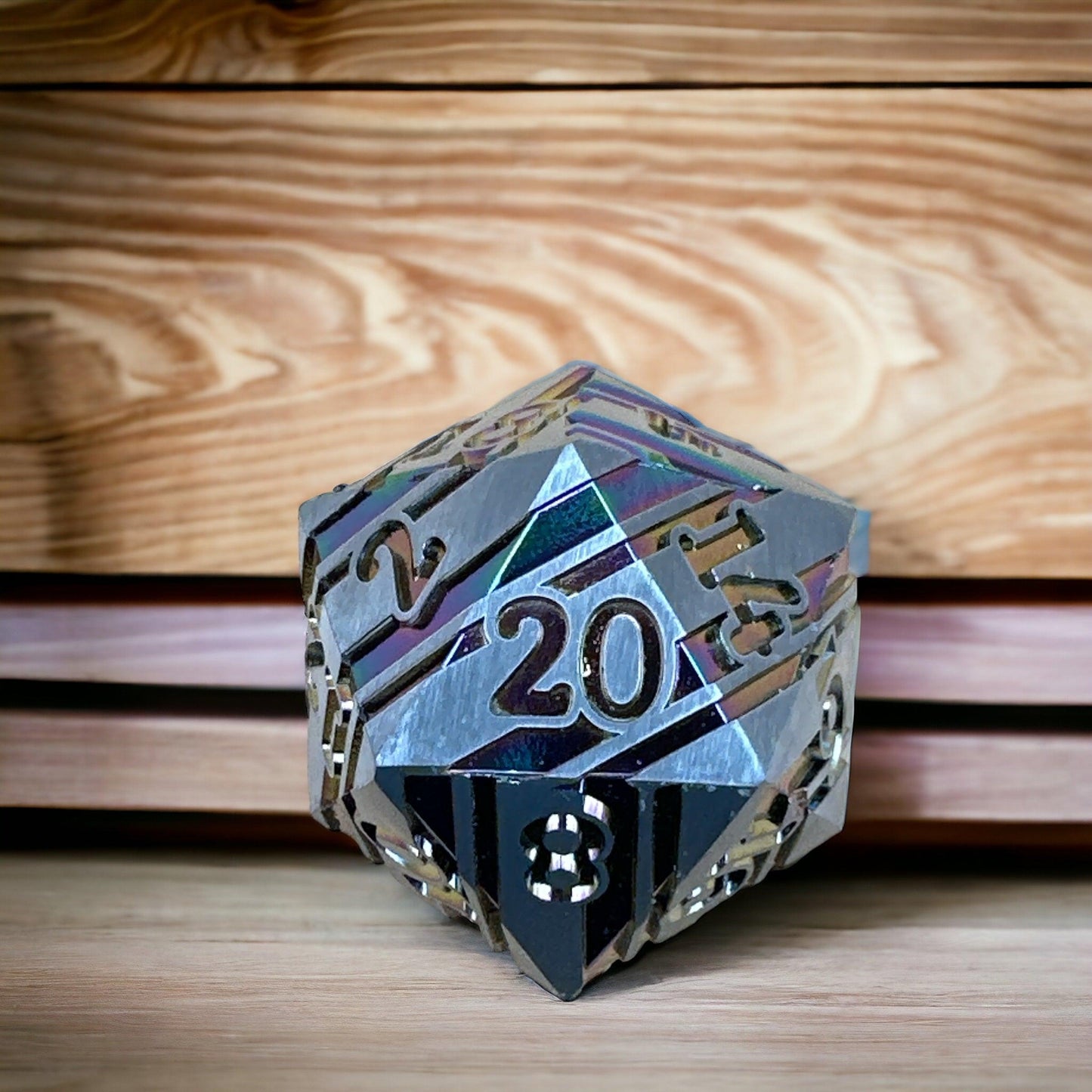 Prismatic Spectrum Titan D20 Dice - Living Skies Games