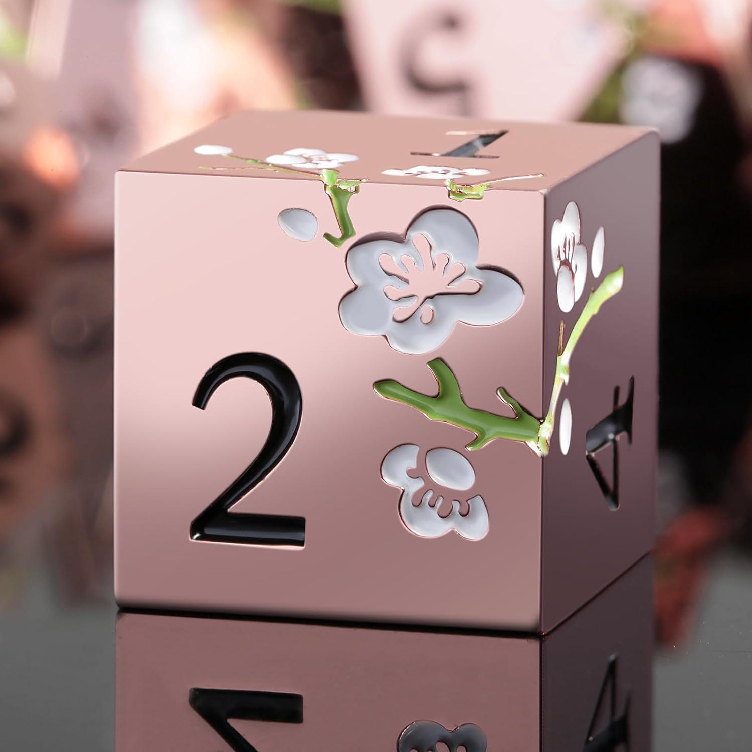 Roseate Sakura Elegance Dice Set - Living Skies Games