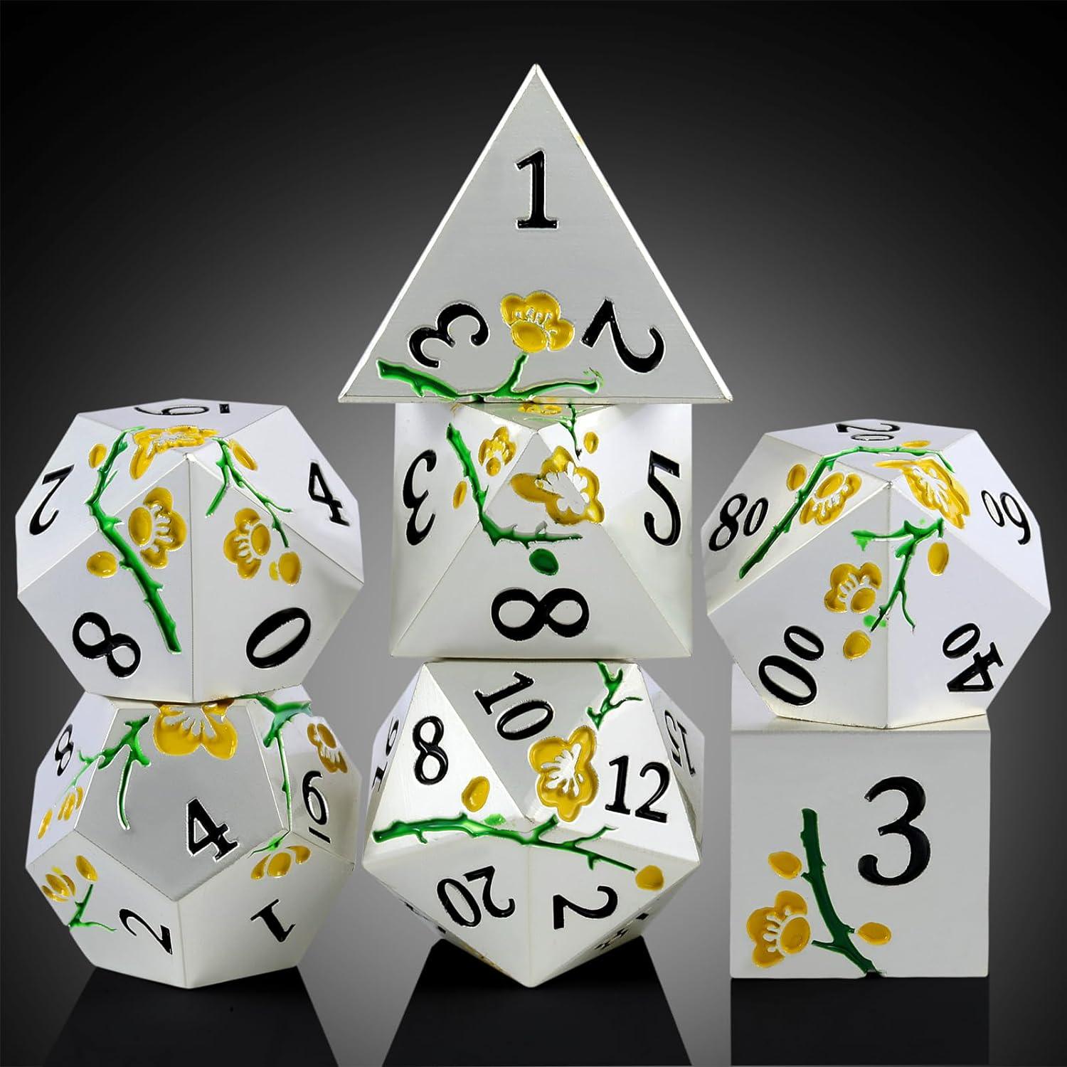 Solar Flare Blossom Dice Set - Living Skies Games