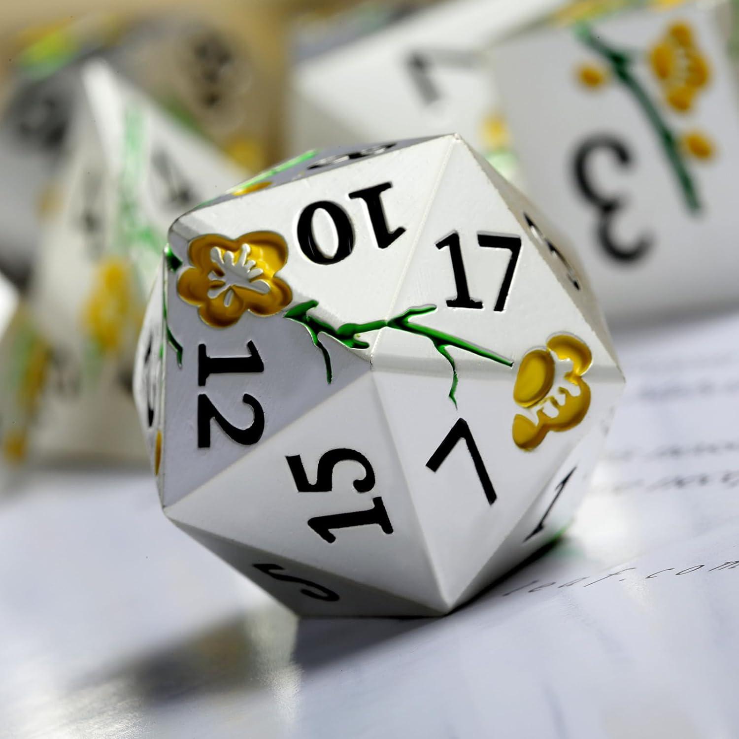 Solar Flare Blossom Dice Set - Living Skies Games